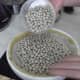 Fill pastry case with baking beads