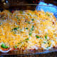 Sprinkle 1 cup of shredded cheese and repeat the layers once more.