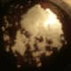 Put the mixture into the pot and sprinkle the powdered pectin over the top. Stir this powder in until it is completely dissolved.