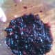 My smashed blackberries that I'll add to the mixture of de-seeded blackberries