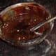 Mix the molasses with about a tablespoon of water to thin it. Then add it to the butter mixture.