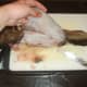 Removing second fillet from pollack