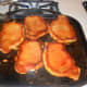 The chops after flipping.