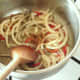 Sauteeing onion, garlic and chilli