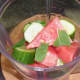 Cuicumber and watermelon ready for blitzing
