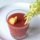 Small celery stick is added to Twisted Bloody Mary
