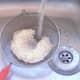 Basmati rice is washed before it is cooked