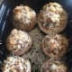 Baked, stuffed mushrooms.