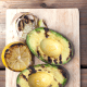 After you grill these fruits either as slices, halves or on a skewer, squeeze the grilled lemon and lime over the top and be amazed at the flavor!