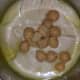Hammus (mashed chickpeas blended with light spices and olive oil) served with khubz (traditional flatbread of Kuwait).
