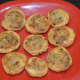 Step ten: Samosa pinwheels are ready to eat! Serve them with mint leaves chutney or date-tamarind chutney or tomato sauce