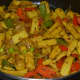 Step five: Sprinkle saunf-pepper powder blend. Thoroughly mix. Baby corn stir-fry is ready to serve.