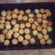 Step 7: Layer the cooked tater tots in a 13x9 baking pan.