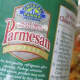 Sprinkle individual dish with parmesan cheese sprinkles or shreds.