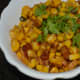 Crunchy and yummy sweet corn stir-fry is ready to eat! Garnish with finely chopped coriander leaves. Enjoy!