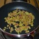 Sauté until the onions turn translucent.