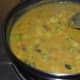 Garnish the curry with finely chopped coriander leaves.