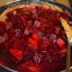 Step 9: Add cooked beetroot and potato. Add dry mango powder and remaining salt. Boil the mix.