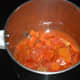 Step five: Grind, adding water little by little to get a smooth puree. Transfer it to the empty pan that you have used earlier.
