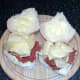 Salt and vinegar crisps on spicy tomato corned beef