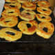 Bake in 400 degree oven for 25 minutes until egg turns golden brown.