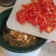 Add in your red pepper.