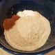 Then the baking powder, baking soda, and salt.