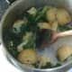 Potatoes and kale are carefully turned into flavoured butter.