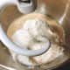 Combine the flour, sugar, warm water, yeast, and milk in the mixing bowl. 