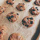 Use an ice-cream scoop or a spoon to drop the cookies onto the pan. Bake for 12 minutes.