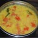 Cooked moong dal mixture