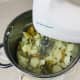 Add in all the remaining ingredients and whip until you've reached the desired texture. You can also mash these with a hand masher if you so desire.