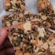 Delicious and crispy Florentine cookies.
