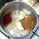 Onion, garlic, ginger and spices ready to be sauteed