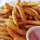French fries in take-home container. Don&rsquo;t they look good!