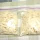 Noodles ready to go into the freezer.