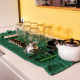 Wash (sterilize if necessary) and examine all jars (chips, cracks), rings (bent, excessive rust), and lids (misaligned rubber).