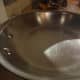 This is a small All-Clad frying pan I inherited from my mother a few years ago. It had scratches then and I've added some.