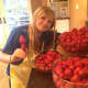 Hulling strawberries is a big job!