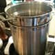 Water bath or large stockpot to process jam after put in jars