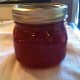 Berry jam in jam jar ready to eat!
