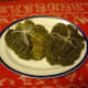 The cabbage parcels are ready to cut.
