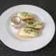 Coddled egg with mozzarella toasted wedges and fresh cress
