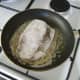 Dab is floured and fried in butter