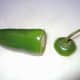 Jalapeño with the stem end removed.