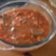 Place everything in the casserole dish. (Sorry photo is out of focus! I will replace it the next time I cook this recipe.)