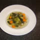This simple quail stock, savoy cabbage and root vegetable soup makes an excellent winter starter for a meal.