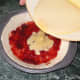 Pour The Egg Filling Mixture on Top of The Jam and Cook for between 30 to 35 Minutes.