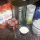 Ingredients needed to make a strawberry lemonade slush.