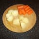 Chopped vegetables for chicken stew